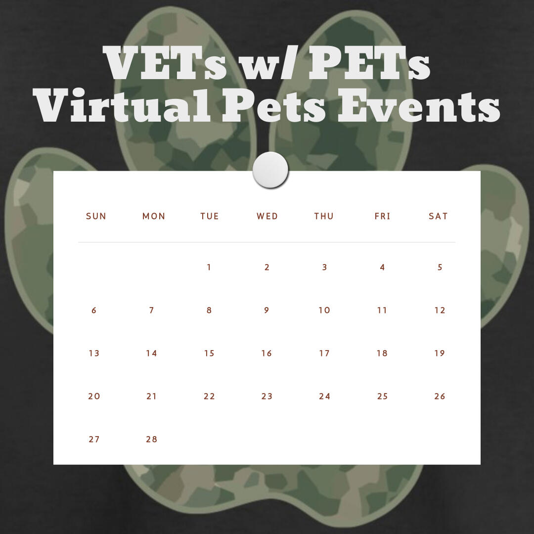 Pets Virtual Events Calendar